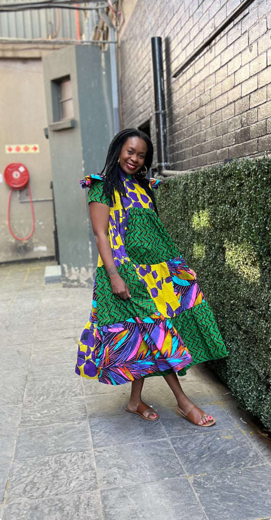 BUYILE MIDI DRESS - 3 STEP