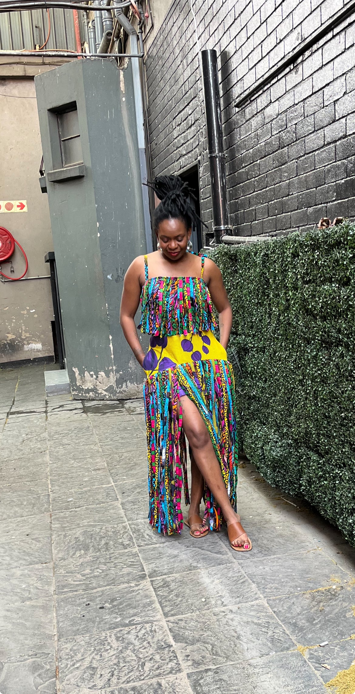 BUHLE FRINGE SKIRT
