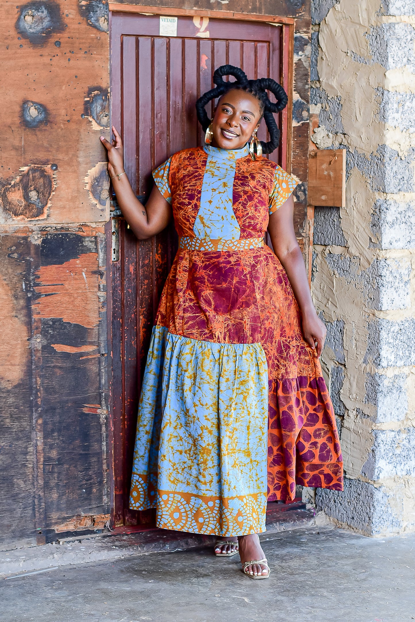 ZIYANDA ASYMMETRICAL MIDI DRESS - PREMIUM RANGE