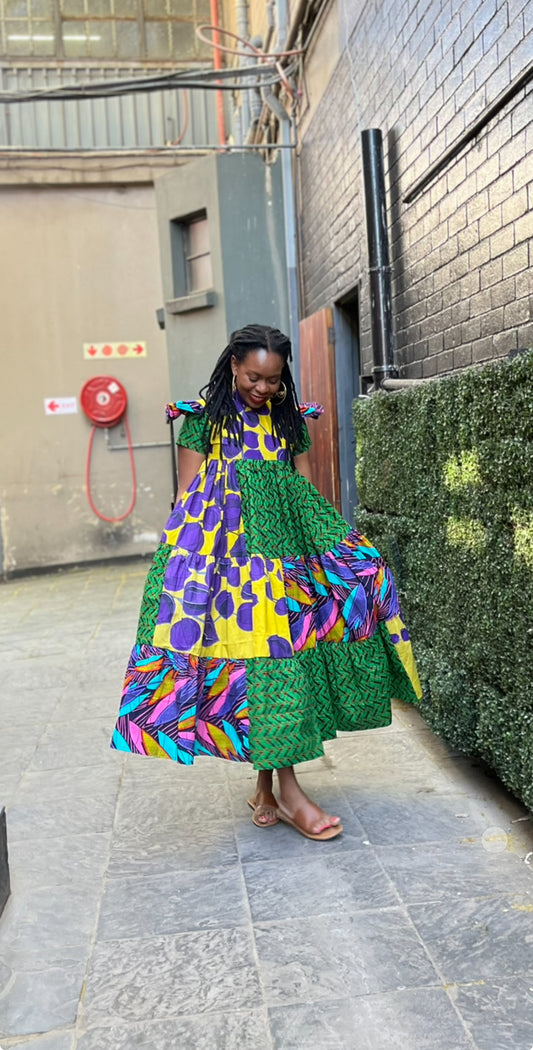 BUYILE MIDI DRESS - 3 STEP