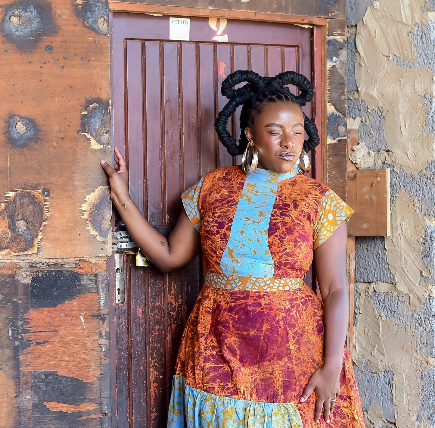 ZIYANDA ASYMMETRICAL MIDI DRESS - PREMIUM RANGE