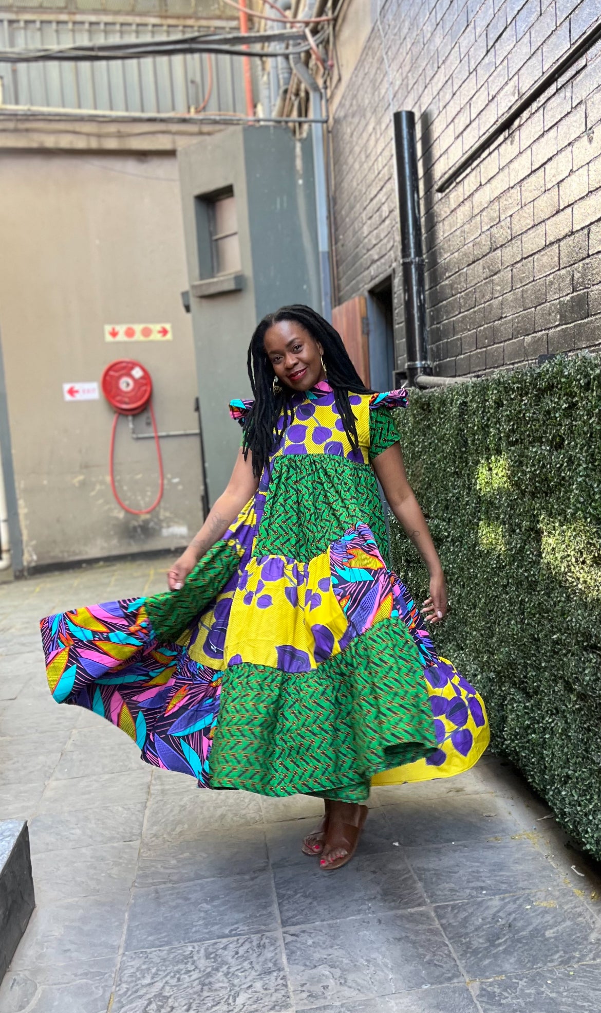BUYILE MIDI DRESS - 3 STEP