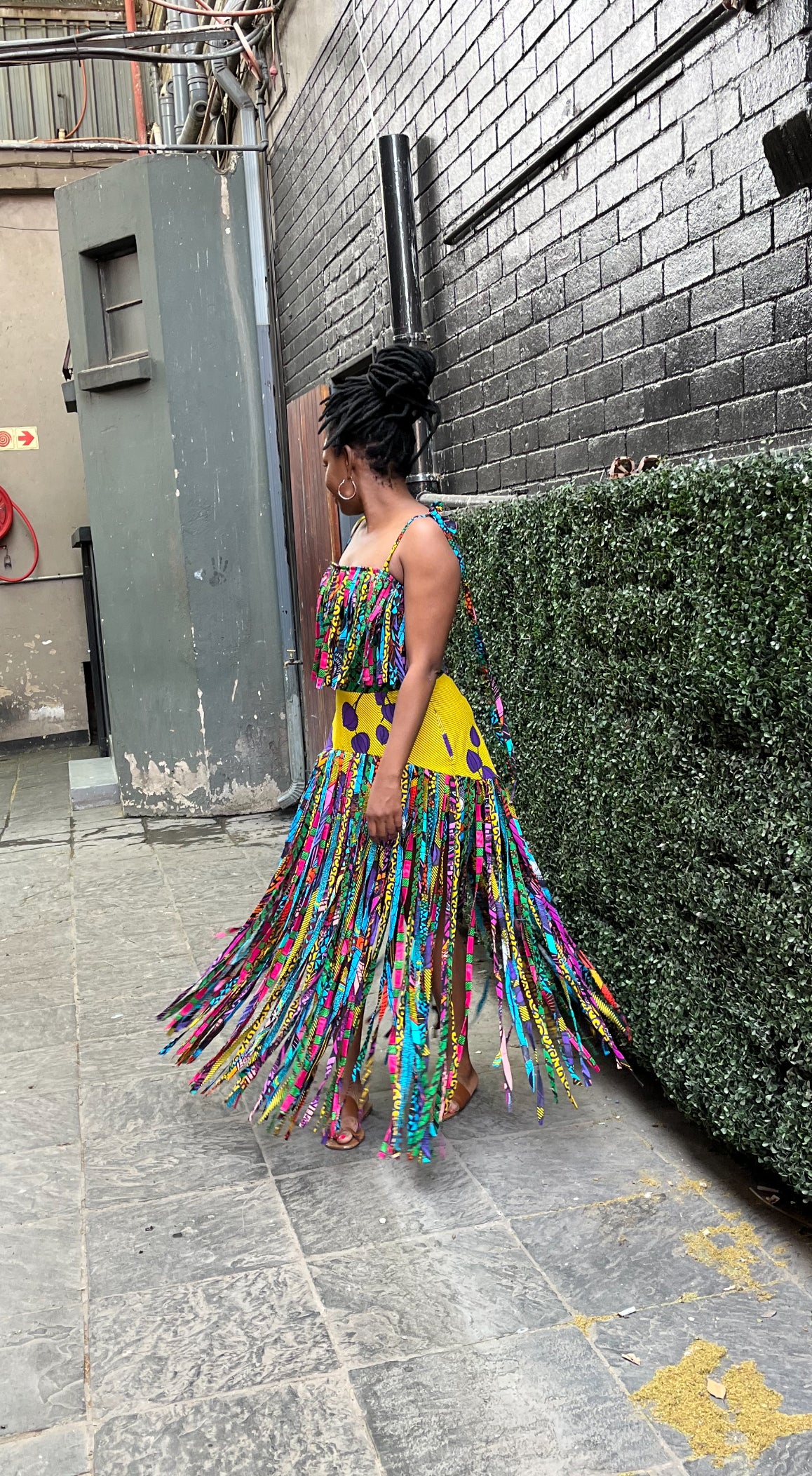 BUHLE FRINGE SKIRT