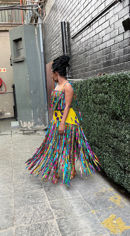 BUHLE FRINGE SKIRT