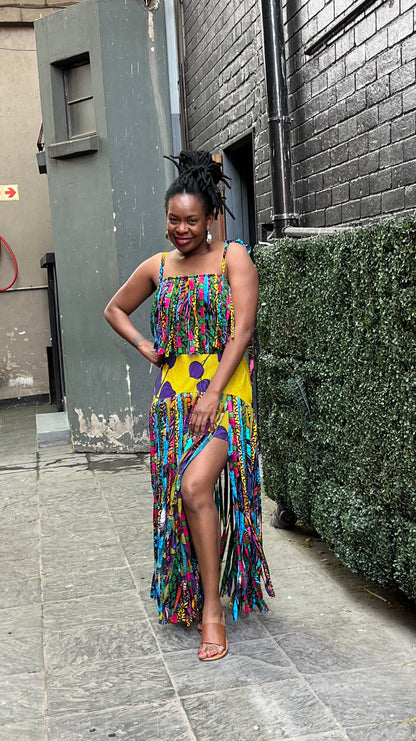 BUHLE FRINGE SKIRT