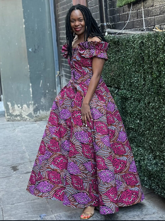 PELO MAXI DRESS