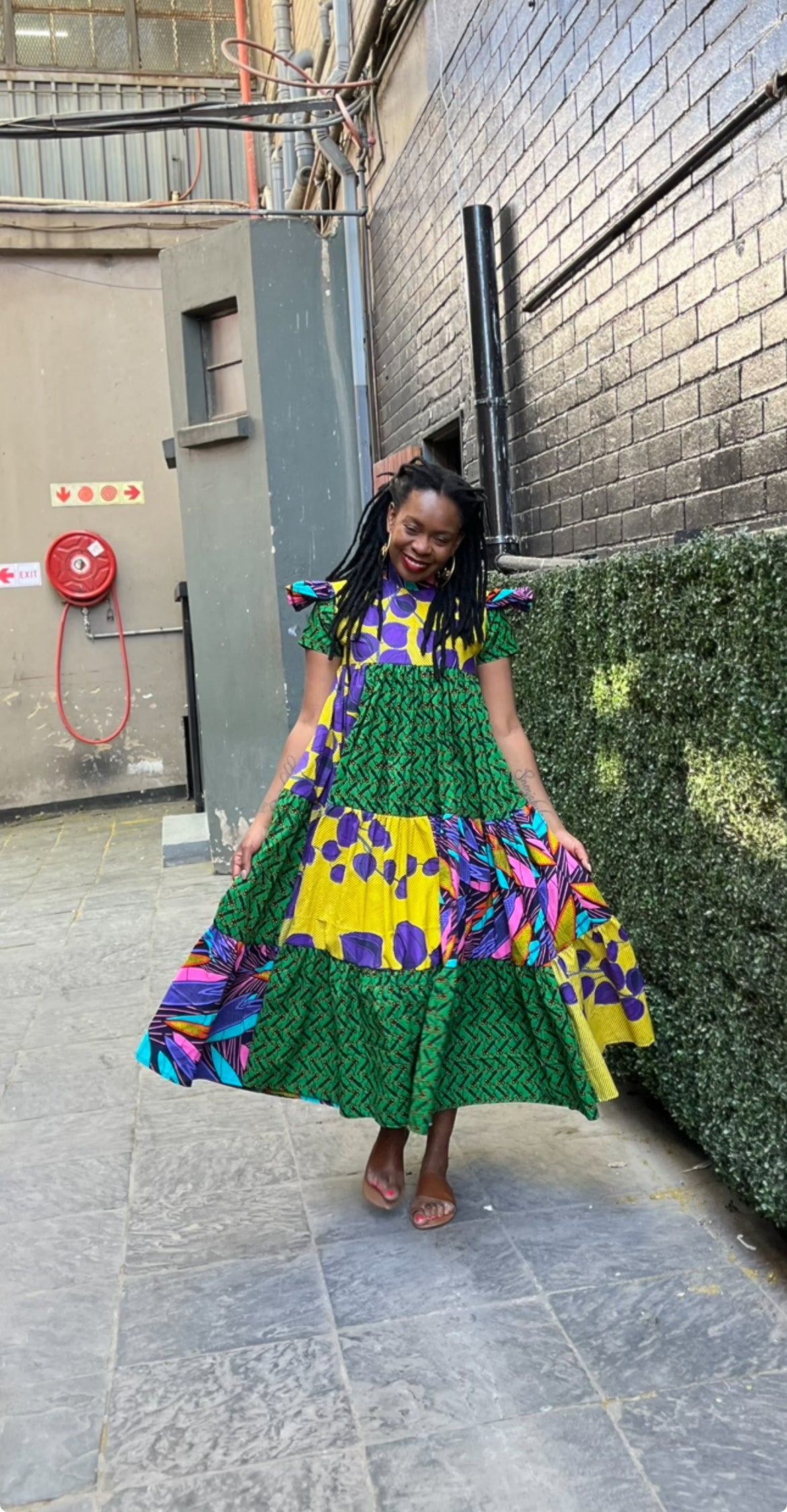 BUYILE MIDI DRESS - 3 STEP