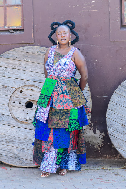 MOTHOPO WRAP DRESS - PREMIUM