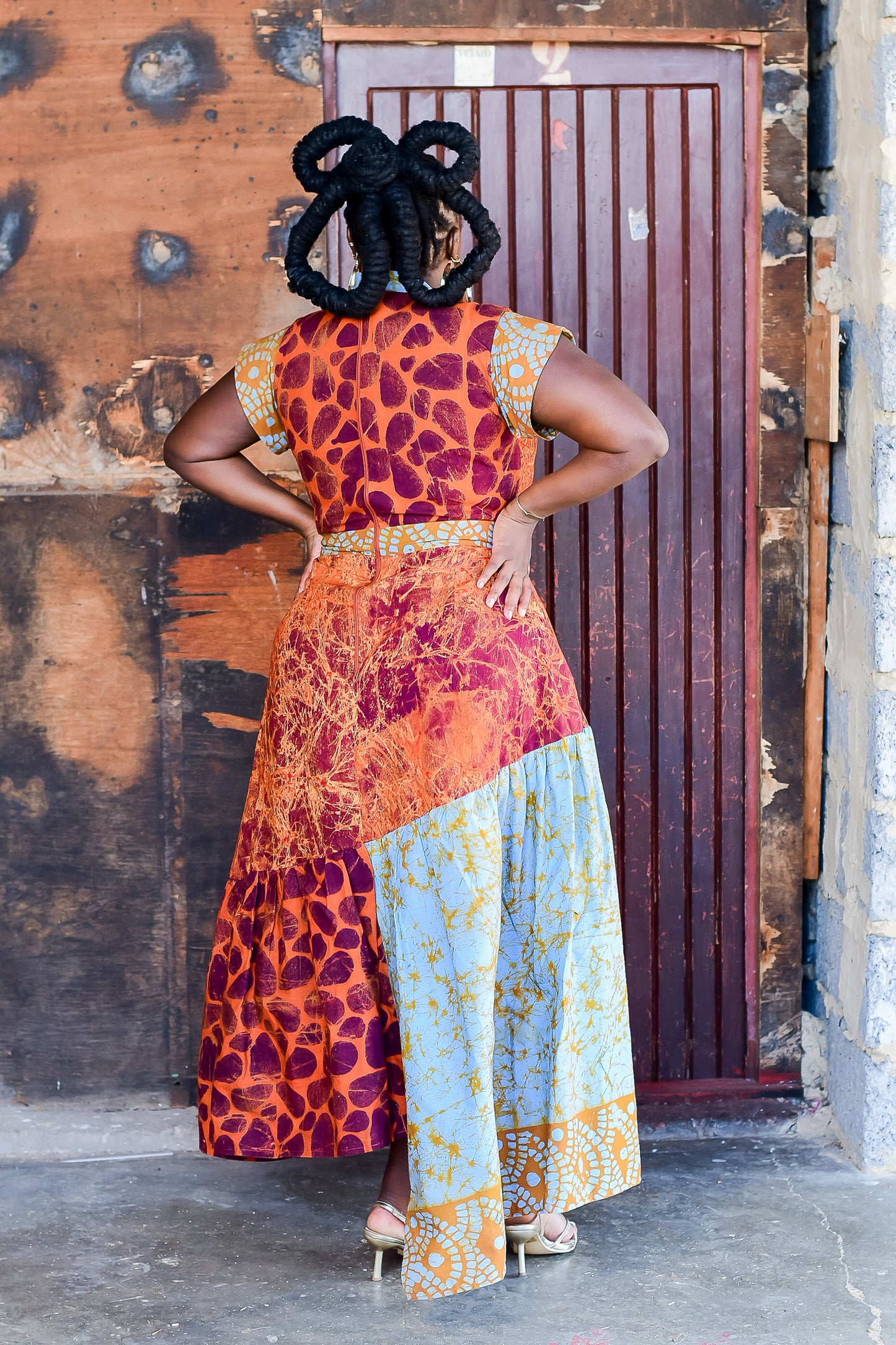 ZIYANDA ASYMMETRICAL MIDI DRESS - PREMIUM RANGE