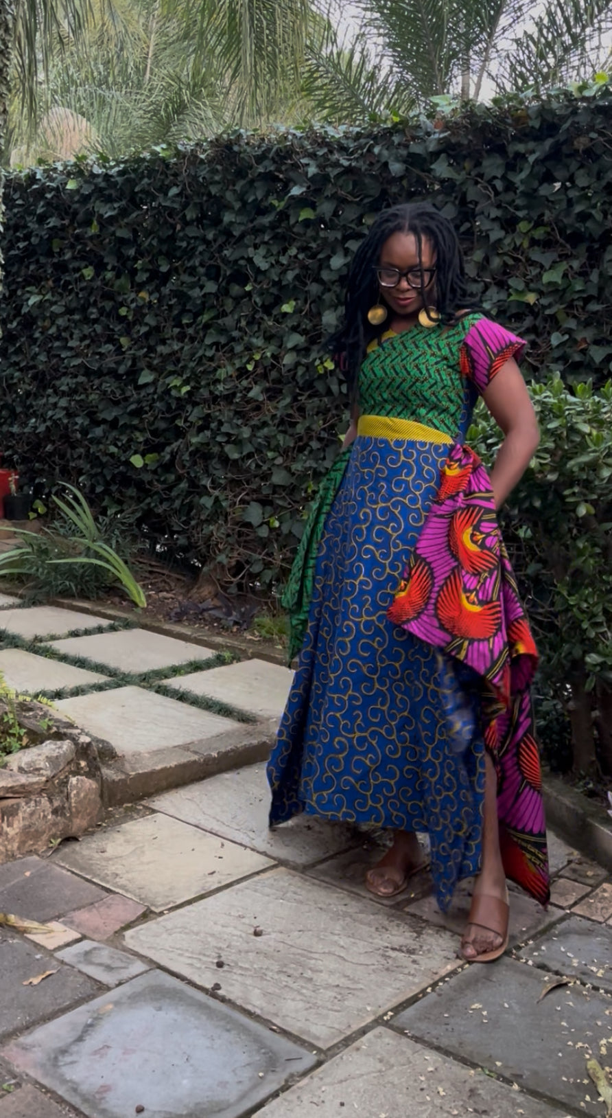 CHIMWENDA ASSYMETRICAL DRESS