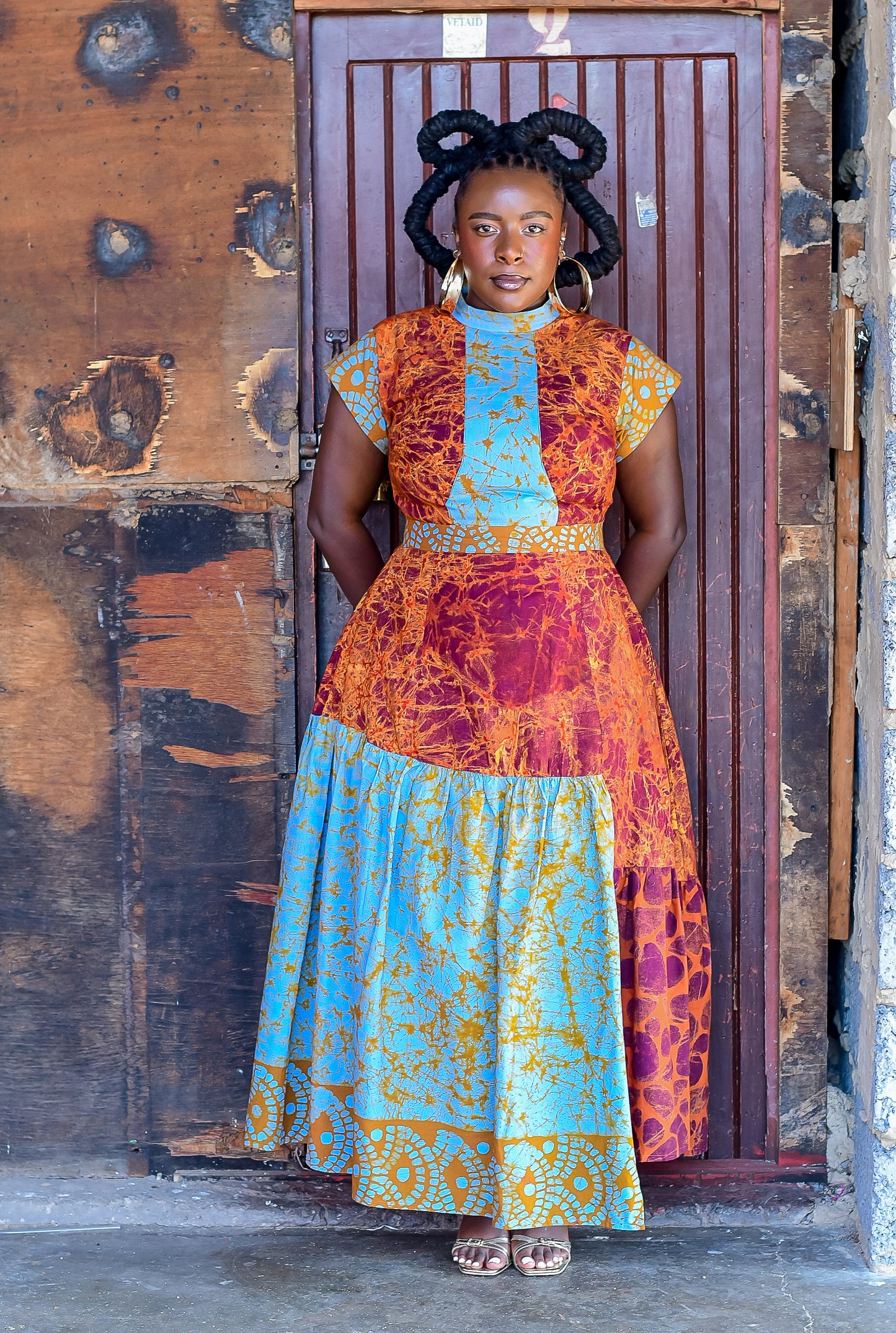 ZIYANDA ASYMMETRICAL MIDI DRESS - PREMIUM RANGE