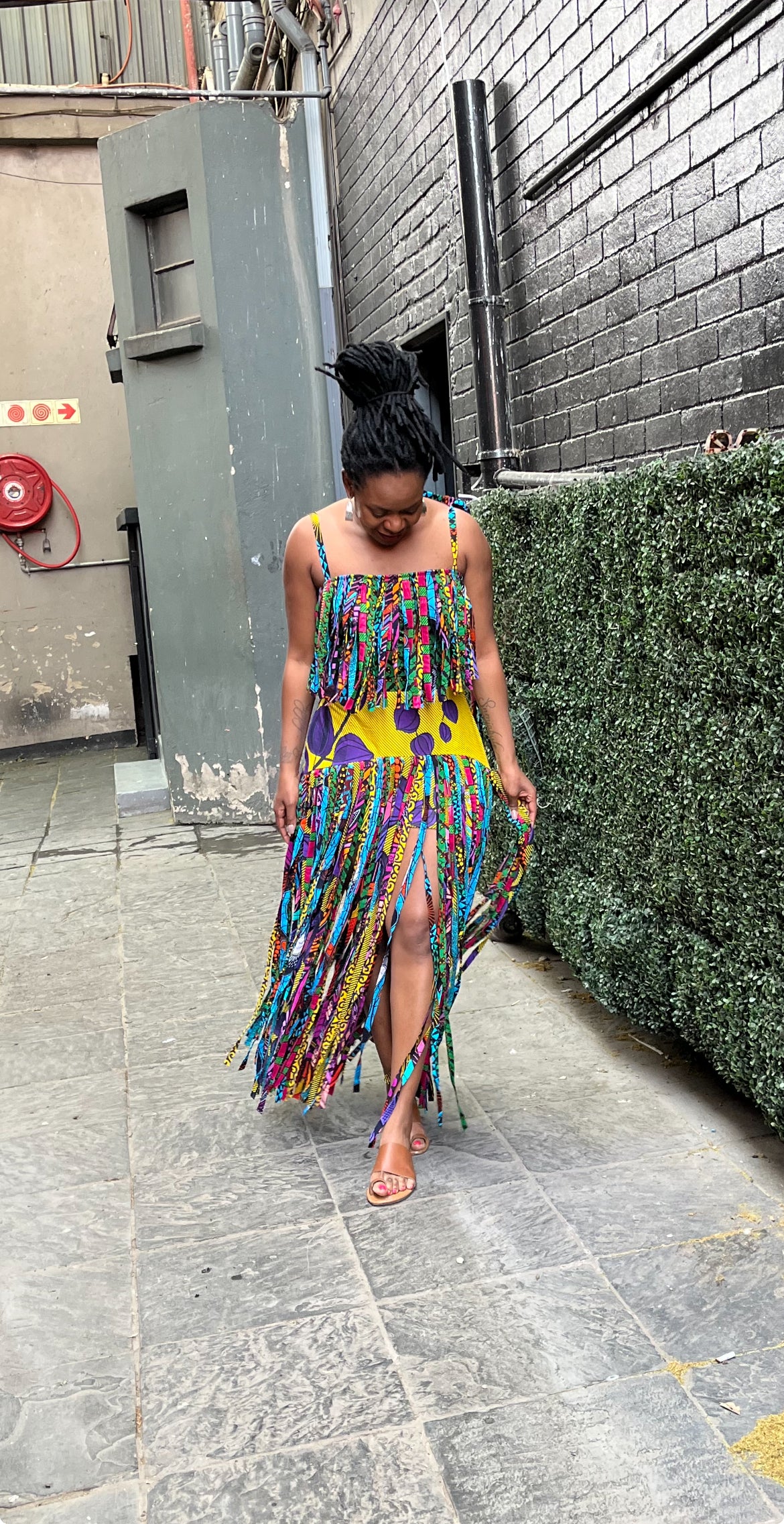 BUHLE FRINGE SKIRT