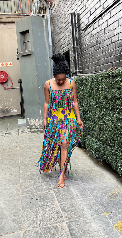 BUHLE FRINGE SKIRT