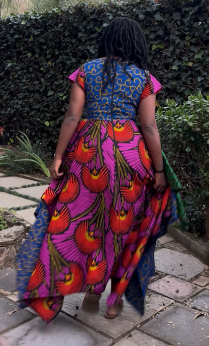 CHIMWENDA ASSYMETRICAL DRESS