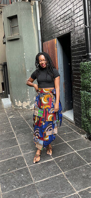 MOTHOPO WRAP SKIRT