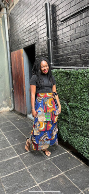 MOTHOPO WRAP SKIRT